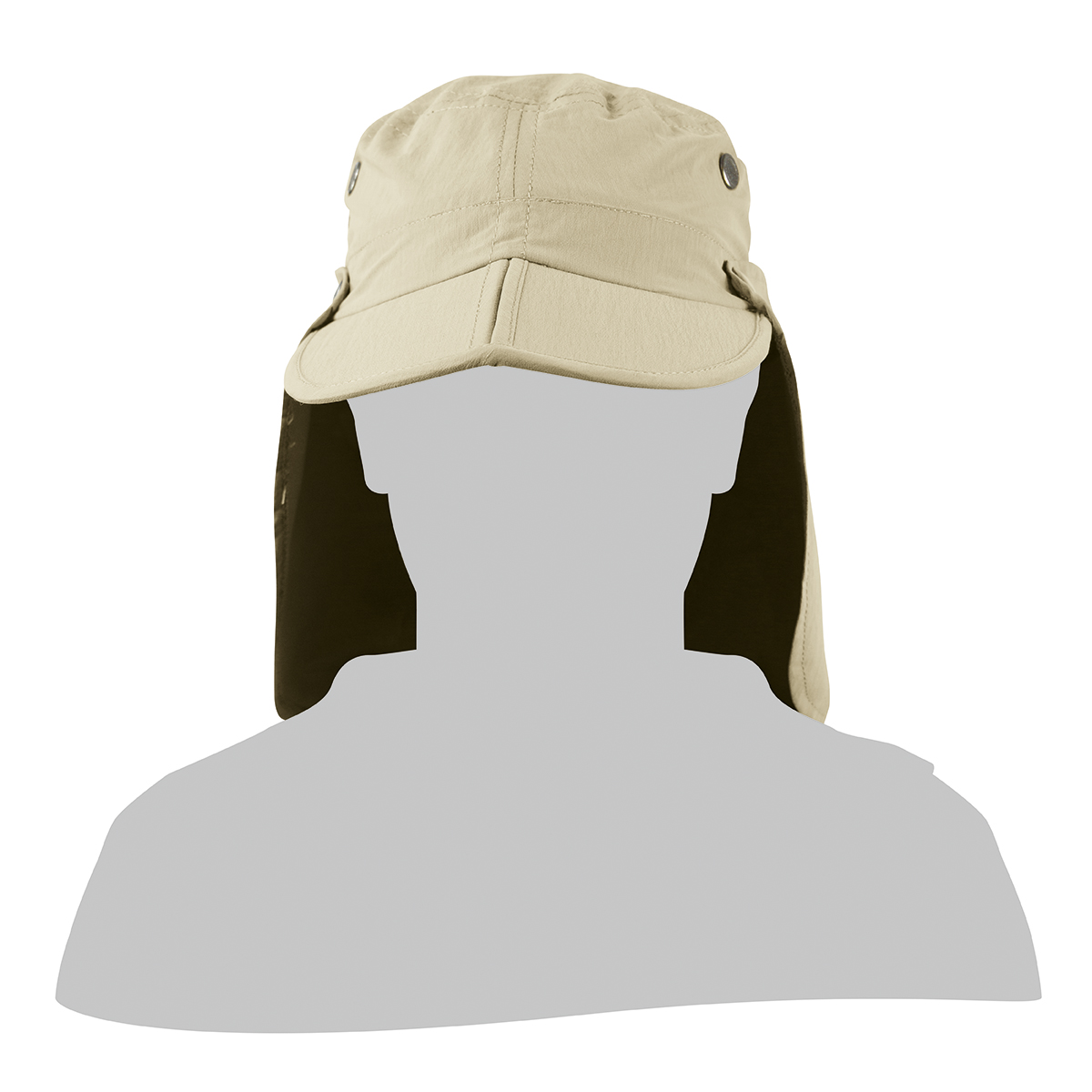 Eanes Kappe mit abnehmb. Nackenschutz